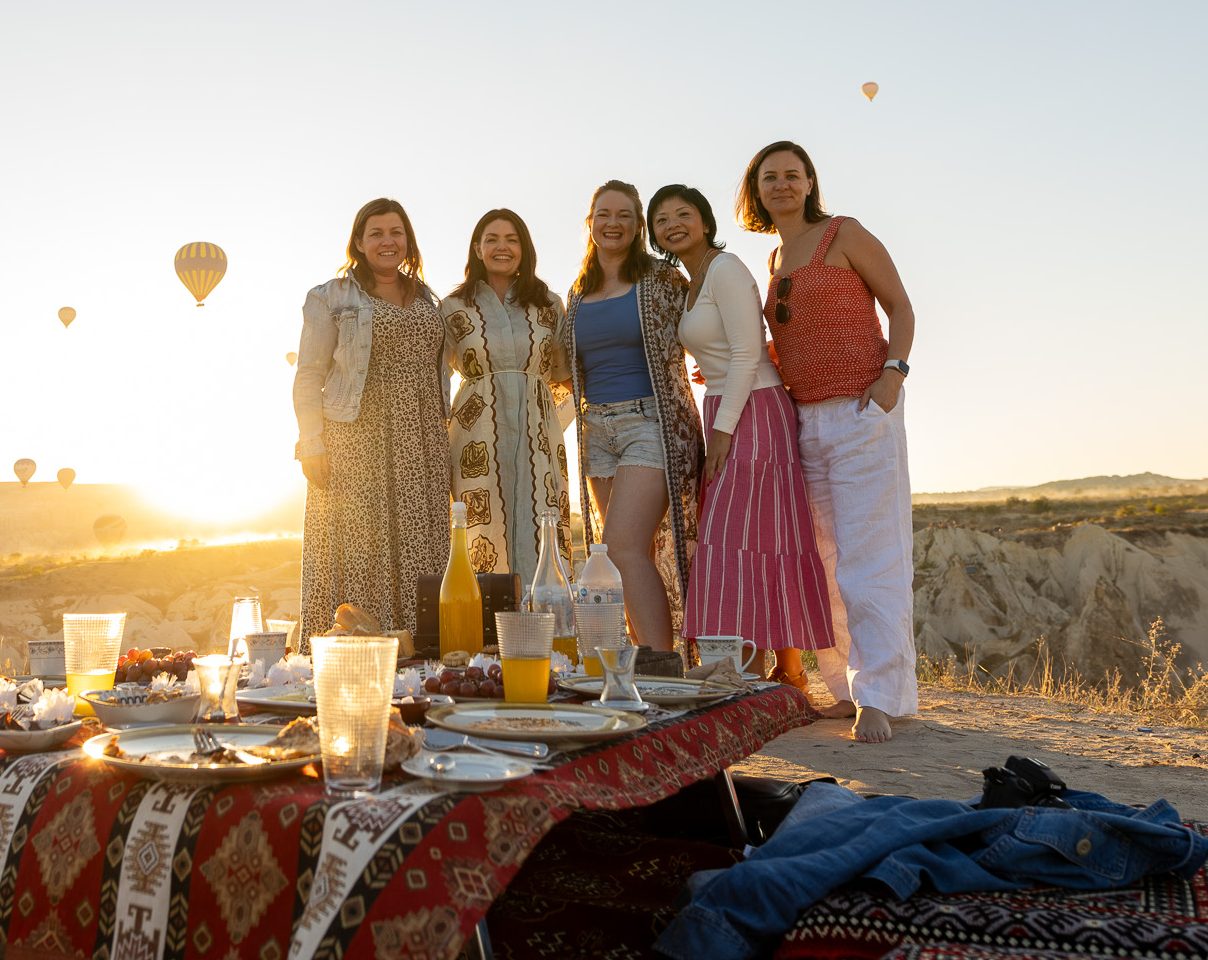 Traditional Cappadocia Breakfast with Balloon Panorama