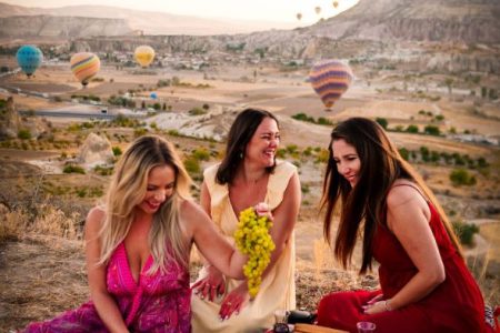 Cappadocia sunrise breakfast Best breakfast spots in Cappadocia Balloon view breakfast Cappadocia Romantic breakfast in Cappadocia